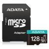 ADATA V30S/micro SDXC/128GB/UHS-I U3 / Class 10/+ Adaptér AUSDX128GUI3V30SA2-RA1