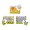 Bigjigs Toys 3v1 safari zvieratka
