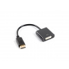 LANBERG adaptér DisplayPort (M) 1.2 na DVI-I (F) (24+5), dual link