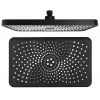 Sapho Hlavová sprcha, 300x180mm, silikon trysky, ABS/čierna mat, SK851B