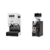 Gaggia New Classic E24, white + Eureka Mignon Zero, CR black