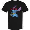 Disney tričko Lilo & Stitch Stitch Guitar Čierna XL