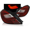 OPEL CORSA D 3D 06-14 - zadné LED svetlá červeno biela LED BAR