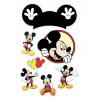 CUKROVÁ TLAČ jedlý obrázok na tortu Cukrová hmota Myšiak Mickey Pluto Donald 50