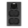 Nabíjačka dvojkanálová Newell DL-USB-C pre NP-FZ100