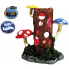 Nobby dekorácia do akvária kmen s houbami s LED 23,8 x 11,7 x 23,3 cm