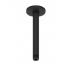 Duravit Príslušenstvo - Sprchové rameno stropné, 20 cm, matná čierna UV0670025046
