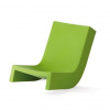 SLIDE Hojdacie dizajnové plastové kreslo TWIST SD TWS070, Farba Biela