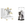 Lelit Bianca PL162T V3, white + Eureka Mignon Turbo, CR chrome