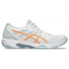 Dámska obuv na badminton/squash Asics Gel-Flare - white/bright sunstone - Biely (40,5)