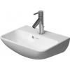 Duravit ME by Starck - Umývadielko 450x320 mm, bez otvoru na batériu, alpská biela 0719450010