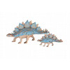Woodcraft Drevené 3D puzzle Stegosarus 2 v 1