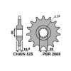 PBR 20681618NC PBR PREDNÉ REŤAZOVÉ KOLESO 2068 16 HONDA CBR 600F '99-'14, CBR 600RR '03-'16, CBF 600 (JTF1370.16) (REŤAZ 525) (2