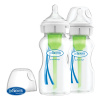 Dr.Browns dojčenská Antikoliková fľaša Options+ Wide Neck plastová 2 ks WB92600 270ml