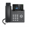Grandstream GRP2612 - IP telefón - čierny - šnúrové slúchadlo - vnútropásmový - mimopásmový - SIP info - 4 linky - 2000 záznamov