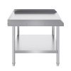 Pracovný stôl z nehrdzavejúcej ocele 76x91x66 cm pre reštaurácie a prípravu jedál
