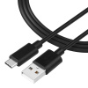 Tactical KP31188 Smooth Thread USB-A/USB-C, 1m, černý