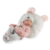 Guca NEUS realistická bábika bábätko so zvukmi a mäkkým látkovým telom 38 cm