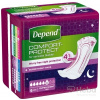 Depend Super Night (super Plus) inkontinenčné vložky pre ženy, 12x40 cm, savosť 808 ml, 1x6 ks