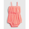 GAP Baby overal bubble Oranžová 3-6M Oranžová Oranžová