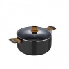 Hrniec BERGNER s nepriľnavým povrchom a pokrievkou 28 cm Earth Black