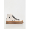 Converse Chuck Taylor All Star Lift Hi (vintage white/out of the blue) 37, béžová