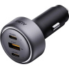 Aukey Pathfinder 66W USB nabíjačka do auta, do nákladného auta, max. prúd 3 A, 3 x 2x USB-C®, 1x USB-A, rýchlonabíjačka, CC-P1; CC-P1