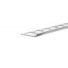 DS2 ukončovacia lišta ACARA, pre dizajnové stierky, nerez lesk V2A, 6 mm, 2,5 m