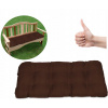 Vankúš na záhradný nábytok - Brown 140x50 Swing vankúšová záhradná lavica (Brown 140x50 Swing vankúšová záhradná lavica)