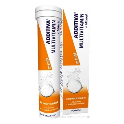 ADDITIVA MULTIVITAMÍN + Minerál, Orange tbl eff 1x20 ks