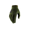 Rukavice 100% RIDECAMP Glove Army Green Veľkosť: S