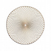 Zeller Podložka Mandala okrúhla plastová zlatá priemer 38 cm