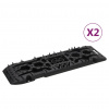 vidaXL Trakčné dosky 2 ks čierne 107x31x7 cm nylon - Čierna - 114910-193677