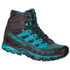 LA SPORTIVA Dámske trekové topánky ULTRA RAPTOR II MID LEATHER W's GTX carbon/topaz - blue/black Veľkosť EU: 37,5