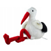 Maskot MEGA Big Stork PLUSH SVADOBNÝ Krst
