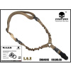 Jednobodový popruh na zbraň L.Q.E. EmersonGear® – Coyote