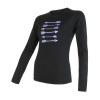Tričko dlhé dámske SENSOR MERINO ACTIVE PT ARROWS čierne S
