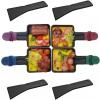 Raclette lopatka 4 ks barevné - QcuGvy (Set Raclette pánev s lopatkou 4 ks barevné - QcuGvy)
