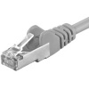 Premiumcord sp6alsoh005 Patch, CAT 6a S-FTP,RJ45-RJ45,LSOH, AWG 26/7, 0,5m, šedý