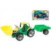 Lena Traktor s lyžicou 60cm a prívesom 45cm plast v krabici