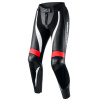 Kožené nohavice REBELHORN REBEL LADY BLACK / FLO RED / WHITE D32