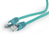 Gembird Patch kábel RJ45, cat. 6A, SFTP, LSZH, 1m, zelený