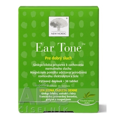 NEW NORDIC Ear Tone tbl 1x30 ks, 5021807216062