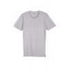 Henderson Pánske bavlnené spodné tričko s krátkym rukávom 100% bavlna Henderson George 1495 J27 šedé, Veľkosť L, Farba šedá (J27)