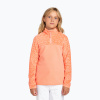 Detská mikina ROXY Whitecamp Half Zip Girl peach pink roxygram tonal