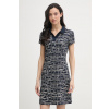 Tommy Hilfiger šaty s rozšíreným strihom WW0WW49719 tmavomodrá L
