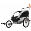 MT MALATEC Malatec 14746 Vozík za bicykel 3v1 LED čiernošedý