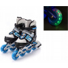 Kolieskové korčule - Pánske nastaviteľné gumové rolky 30-33 LED (Kolieskové korčule - Pánske nastaviteľné gumové rolky 30-33 LED)