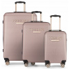 PUCCINI Súprava cestovných kufrov ABS na kolieskach 3v1 ABS017 3C