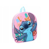 Predškolský jednokomorový batoh Lilo & Stitch Vadobag pre dievčatá, ružový